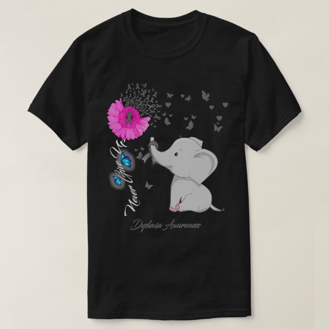 Ribbon-gåvor från Dyslexia T Shirt (Design framsida)