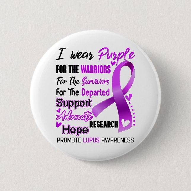 Ribbon-gåvor från Lupus Awareness Month Knapp (Framsida)