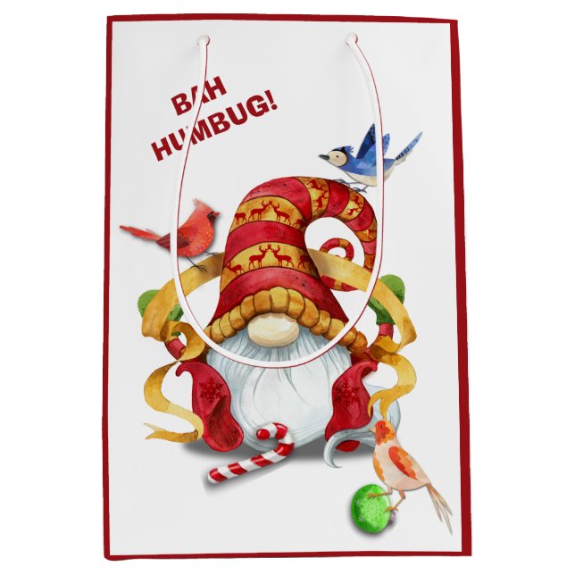 Ribbon Gnome med fågeljul (Framsidan)