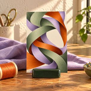 Ribbon Grid Konsttryck Poster