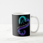 Ribbon Heart Butterfly Suicide Awareness Mental Ha Kaffemugg<br><div class="desc">Ribbon Heart Butterfly Suicide Awareness Mental Health</div>