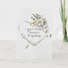 Ribbon Heart med Ro och Ivy Card Kort