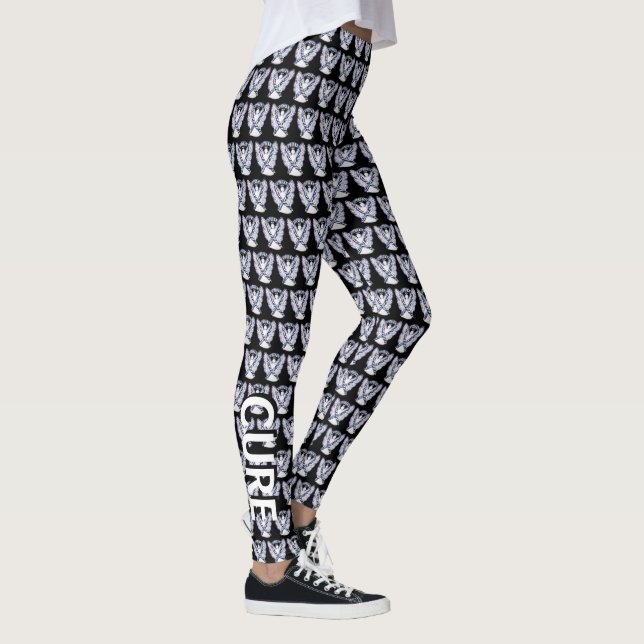 Ribbon Hope Cure Angel Leggings (Höger)