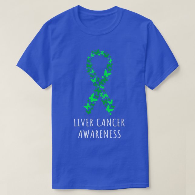 Ribbon I för levermedvetenhet T Shirt (Design framsida)