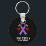 Ribbon jag är en Hope Dealer Leopa Nyckelring<br><div class="desc">Ribbon jag är en hopphandlare Leopard Christm</div>