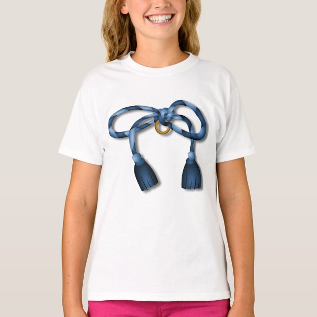 Ribbon Knot Girls T-Shirt (Framsida)