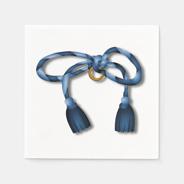 Ribbon Knot Pappra Napkins Pappersservett (Framsidan)