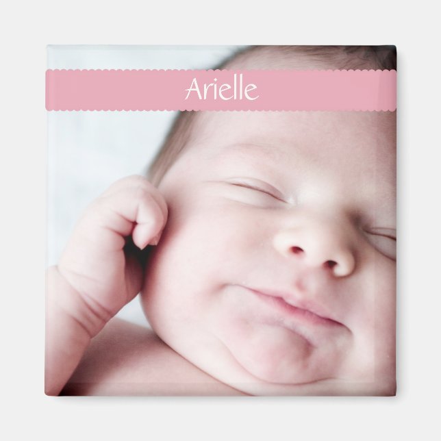 Ribbon Magnet (rosa) (Framsidan)