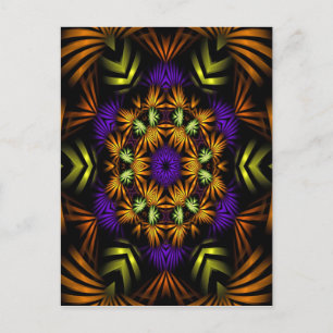 Ribbon Mandala Vykort