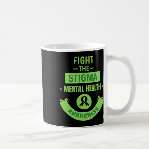 Ribbon Mental Health Awareness Mental Health Medve Kaffemugg