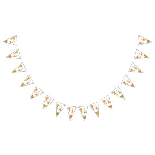 Ribbon Monogram guld Ro Vimplar