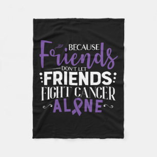Ribbon mot cancer i bröstcancer fleecefilt