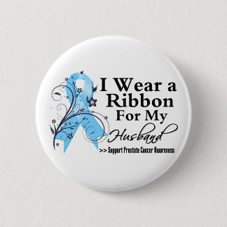 Ribbon om prostatacancer i make knapp