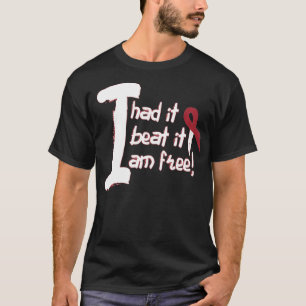Ribbon Pullover för cancerbekämpning i Nacke T Shirt