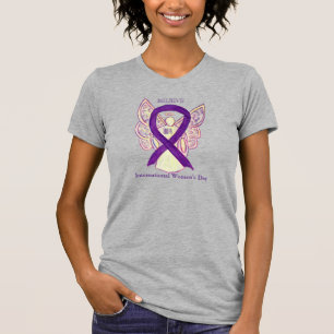 Ribbon Shirt, internationell, uppmärksamheten på k Tee Shirt