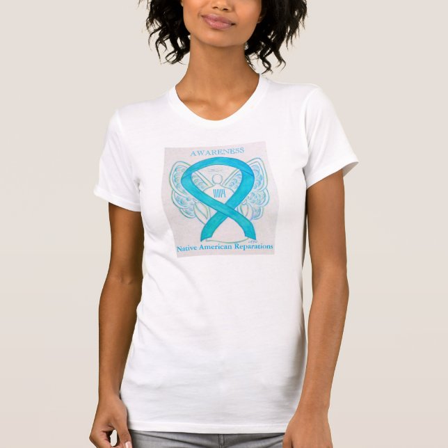 Ribbon Shirt, Native American Reparations Awarenes Tröja (Framsida)