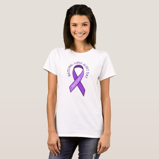 Ribbon Shirt, Ribbon Shirt, nationell varningsdag  T Shirt (Hel framsida)