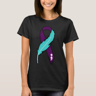 Ribbon Suicide Awareness Mental Health För manar W T Shirt