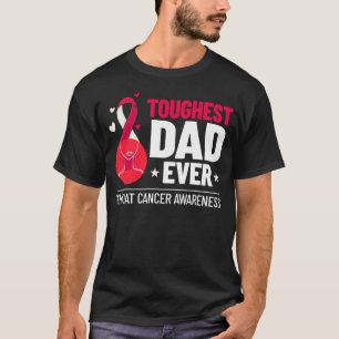 Ribbon Survivor mot cancer med huvud - och Nacke T Shirt
