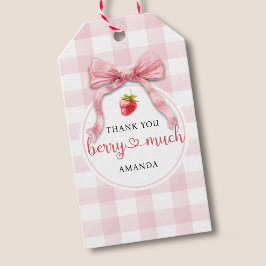 Ribbon Tack Berry Mycket Gift Märkres Presentetikett