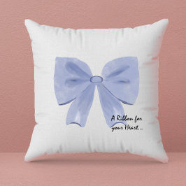 Ribbon Watercolor Illustration Dekorativ kudde