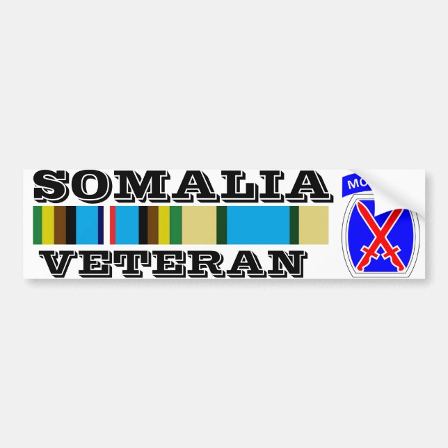 ribbons2-1-1.jpg jesussaves.jpg, VETERAN, SOMALIA Bildekal (Framsidan)