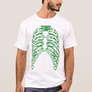 Ribcage och scapulaen tänder t shirt