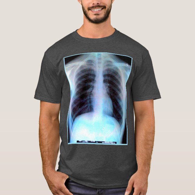 Ribcage röntgar skjortan tee shirt (Framsida)