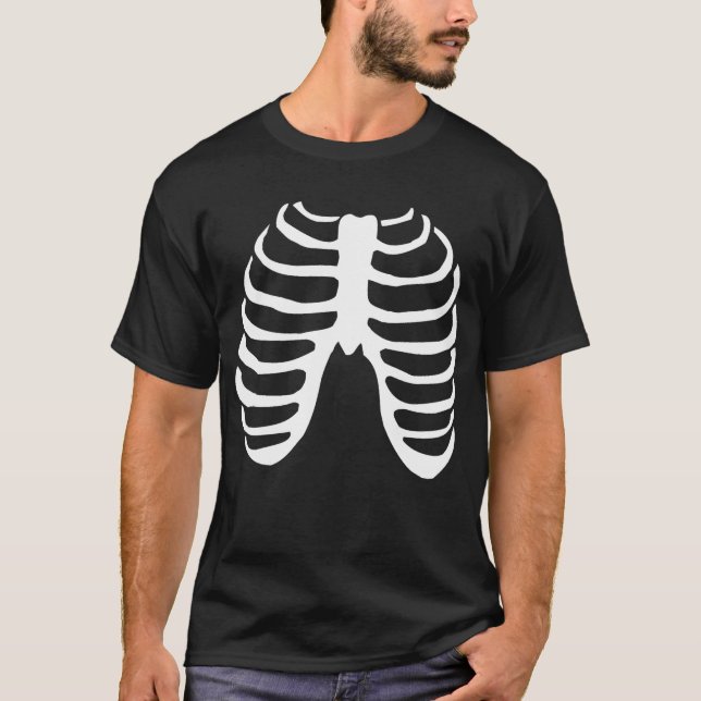Ribcage t-skjorta tee (Framsida)