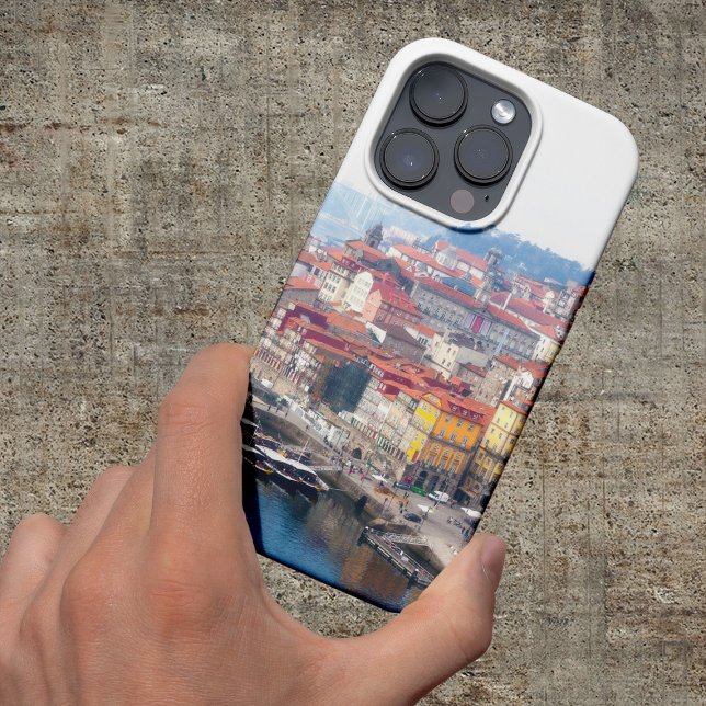 Ribeira och Douro River. Porto, Portugal (Ribeira and Douro River. Porto, Portugal. iPhone Case)