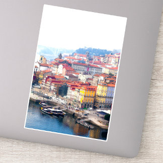 Ribeira och Dourofloden. Porto, Portugal. Klistermärken