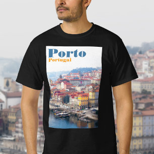 Ribeira och Dourofloden. Porto, Portugal. T Shirt