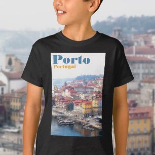 Ribeira och Dourofloden. Porto, Portugal. T Shirt