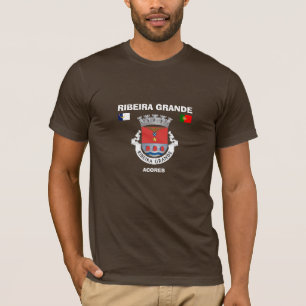Ribeira stor Azores anpassningsbarT-tröja T Shirt