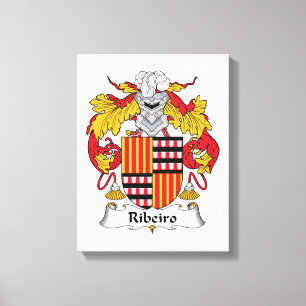 Ribeiro familjvapensköld canvastryck