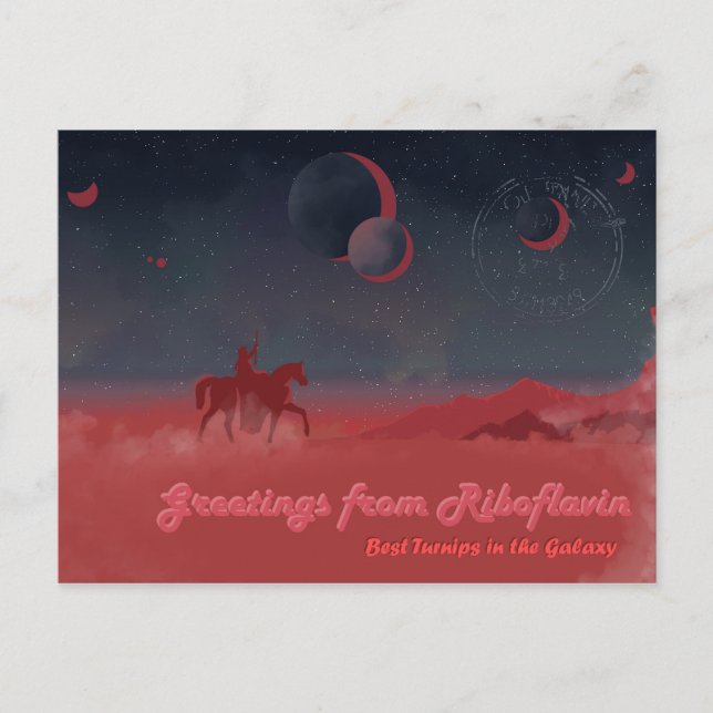 Riboflavin vykort (Framsida)