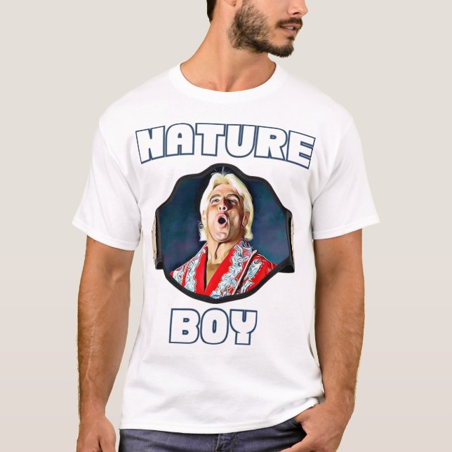 Ric Flair T-ShirtNature Boy Ric Flair Championship T Shirt (Framsida)