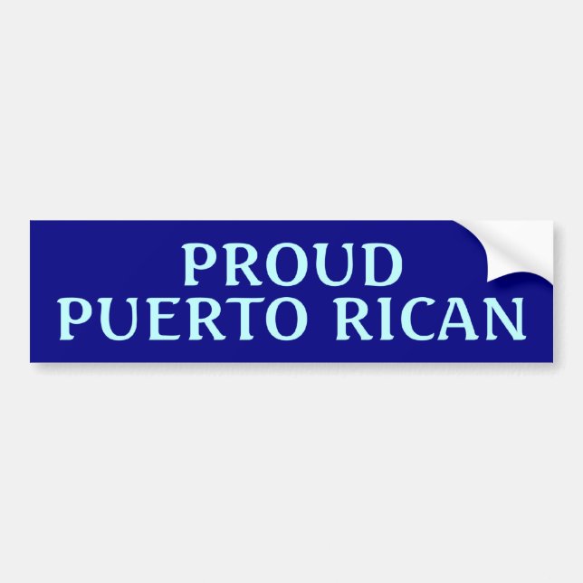 rican stolt puerto bildekal (Framsidan)