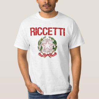Riccetti italienskt efternamn t-shirt