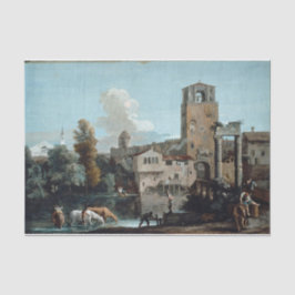 Ricci Capriccio Horses Landscape Painting