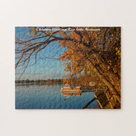 Rice Lake Minnesot Julhälsningar Pussel