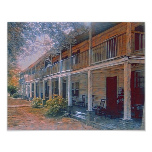 Rice’s-Hughlett’s Tavern c. 1935 Fototryck (Framsidan)