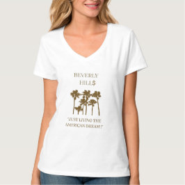 Rich Beverly Hill$ Amerikansk Dröm Ringarmeträja T Shirt