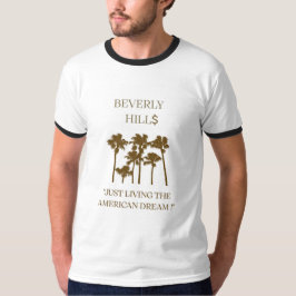 Rich Beverly Hill$ Amerikansk Dröm Ringer T-shirt