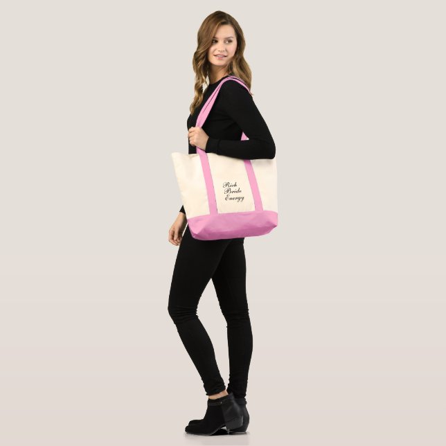 Rich Bride Energy Tote Bag – Bröllopsestetik Tygkasse (Fram (modell))