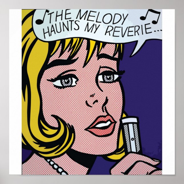 Rich Lichtenstein, Melody Poster (Framsidan)