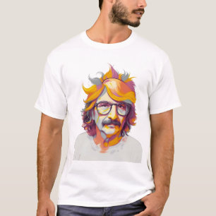 Richard Brautigan Orange T Shirt