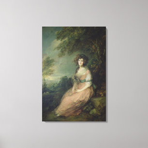 Richard Brinsley Sheridan, 1785-87 Canvastryck