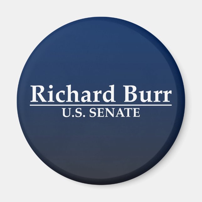 Richard Burr U.S. Senate Magnet (Framsidan)