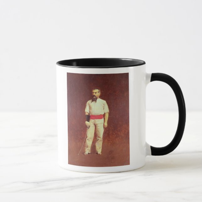 Richard Burton i fäktningklänningen, 1889 Mugg (Höger)